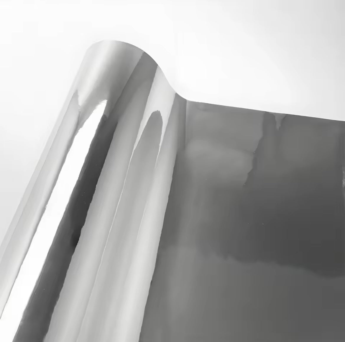 GLOSSY BLACK/CHROME FORK WRAP