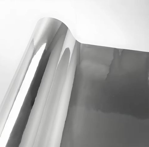 GLOSSY BLACK/CHROME FORK WRAP